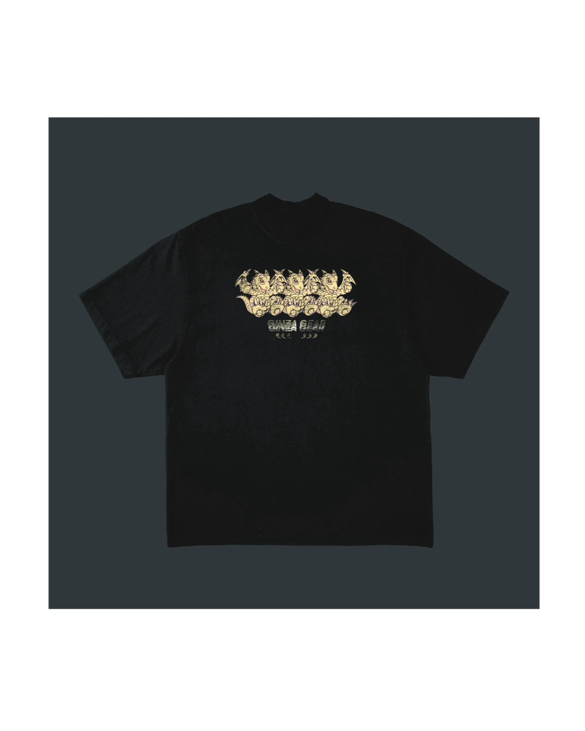 BB DRAGON PIGMENT DYE HEAVY WEIGHT VINTAGE T-SHIRT