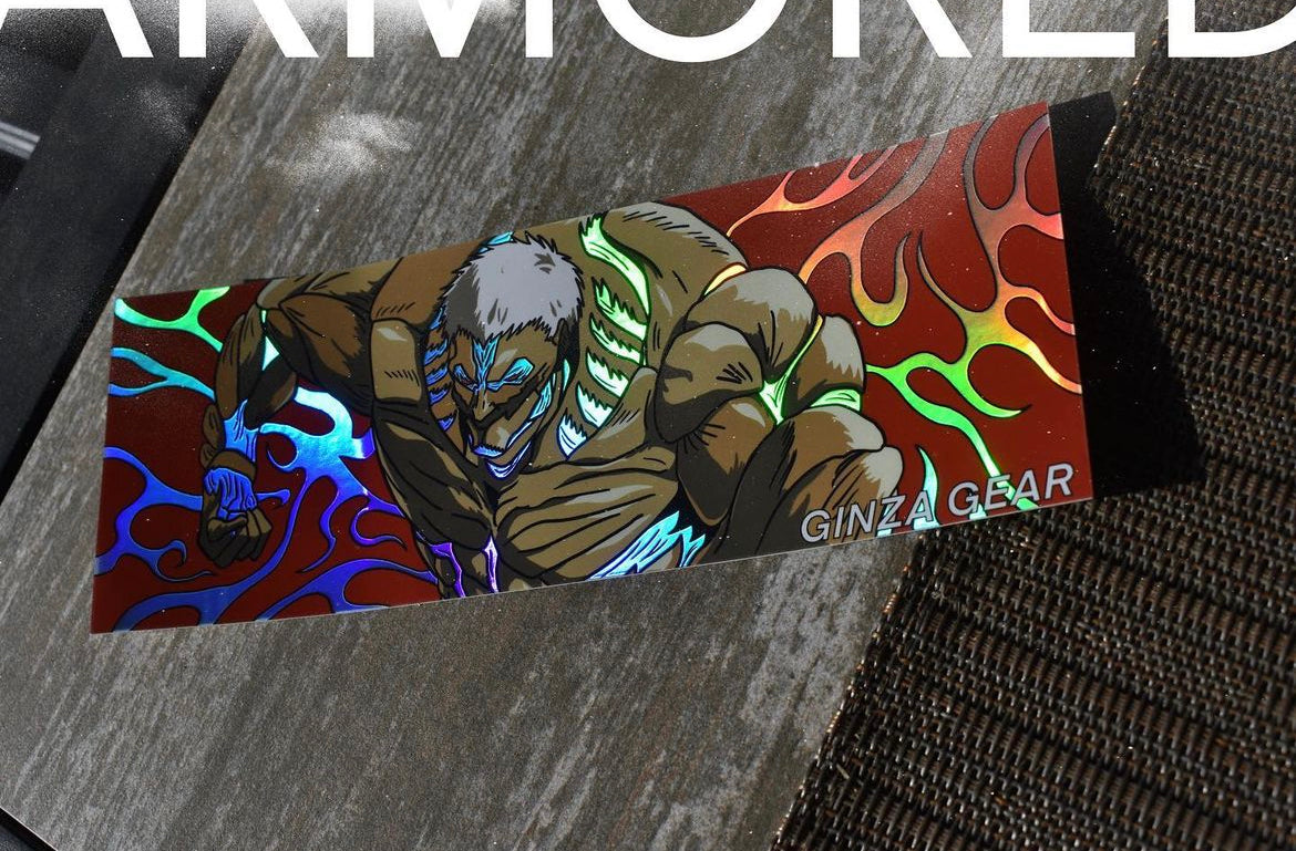 TITAN SPOT HOLOGRAPHIC STICKER/DECAL ANIME