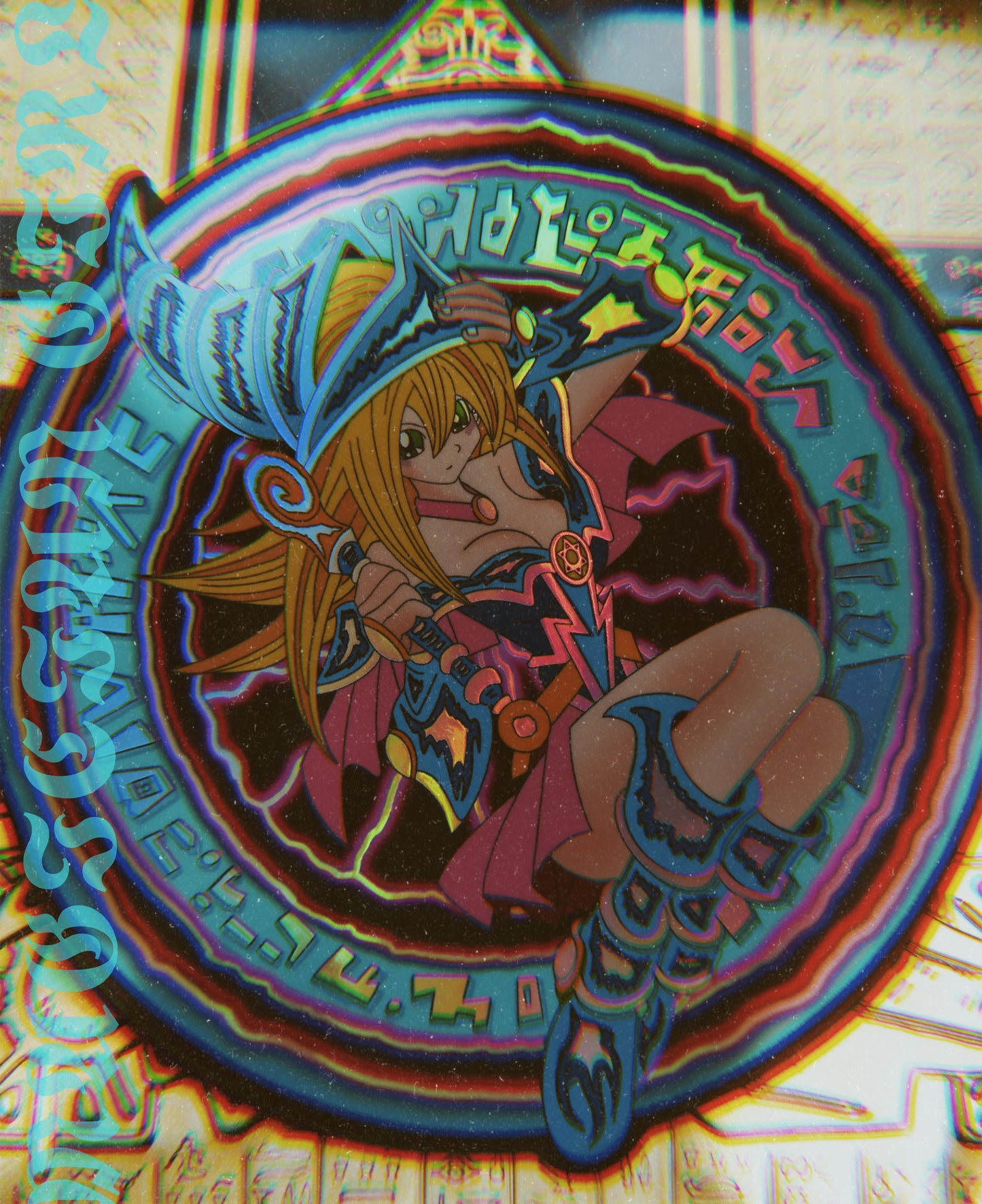 DMG SPOT HOLOGRAPHIC STICKER/DECAL ANIME
