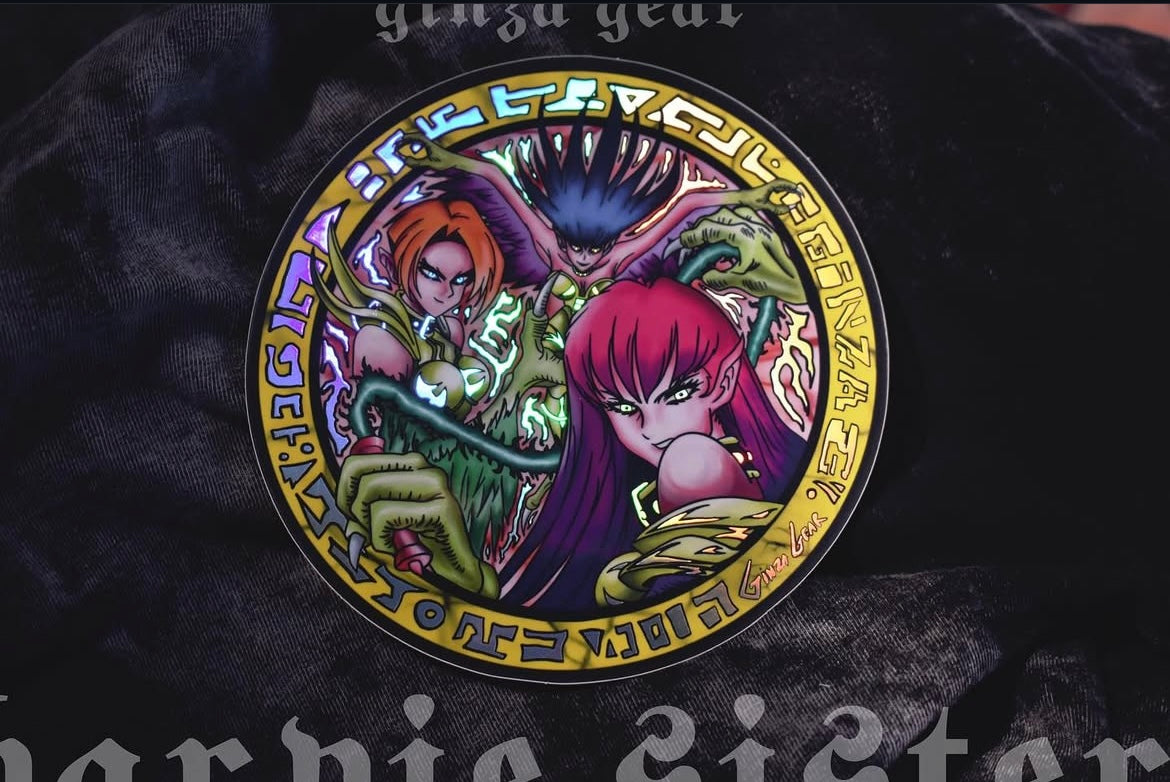 SISTERS SPOT HOLOGRAPHIC STICKER/DECAL ANIME