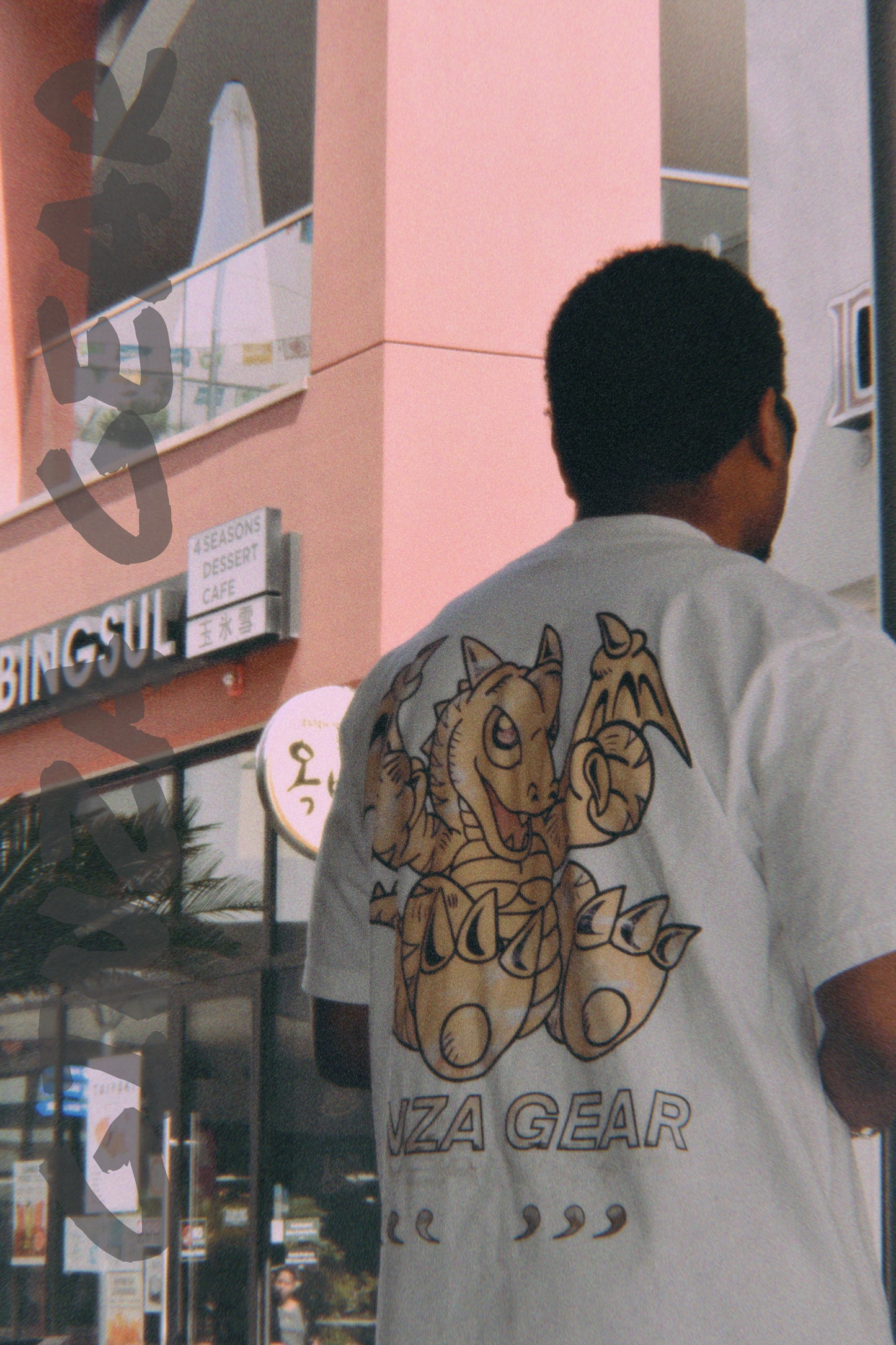 BB DRAGON PIGMENT DYE HEAVY WEIGHT VINTAGE T-SHIRT
