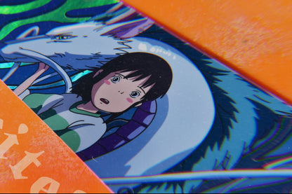 GHIBLI SPIRITED AWAY SPOT HOLOGRAPHIC STICKER/DECAL ANIME