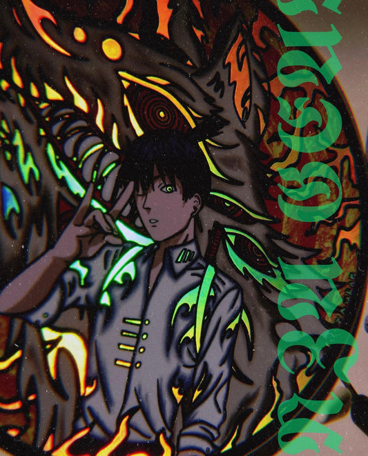 AKI SPOT HOLOGRAPHIC STICKER/DECAL ANIME